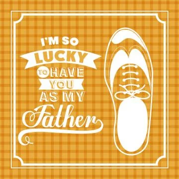 Fathers day design 스톡 일러스트