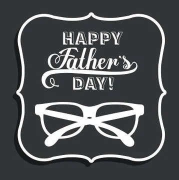 Fathers day design Illustrazione stock