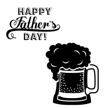 Fathers day design Illustrazione stock