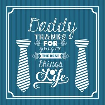 Fathers day design 스톡 일러스트