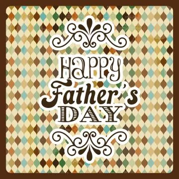Fathers day design over abstract background  vector illustration Stock Illustration