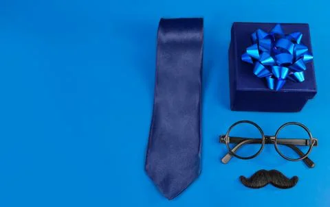 Fathers Day flat lay Stock Photos
