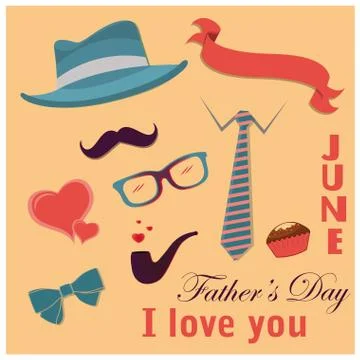 Father's day Illustrazione stock