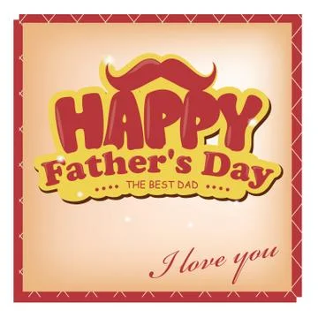 Father's day Illustrazione stock