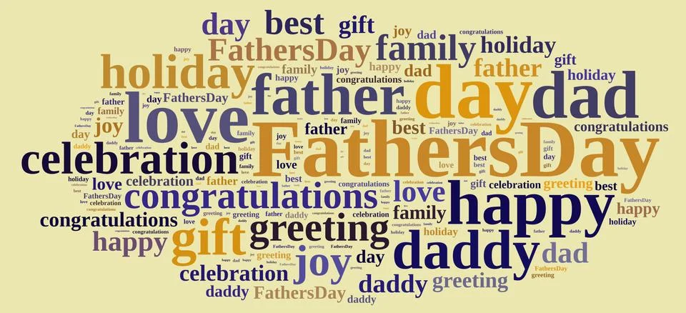 Fathers Day. Stock Illustration