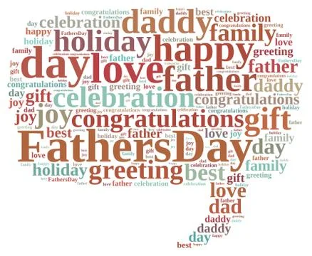 Fathers Day. Stock Illustration