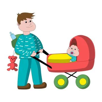 Father's day Stock Illustration