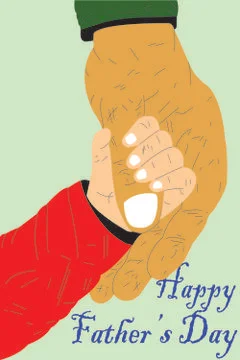 Father's Day Stockillustratie