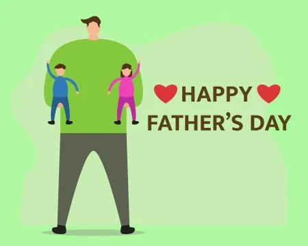 Father's Day Stock Illustration