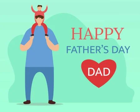 Father's Day Stock Illustration