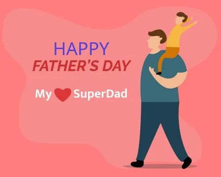 Father's Day Stock Illustration