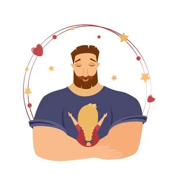 Father's Day Stock Illustration