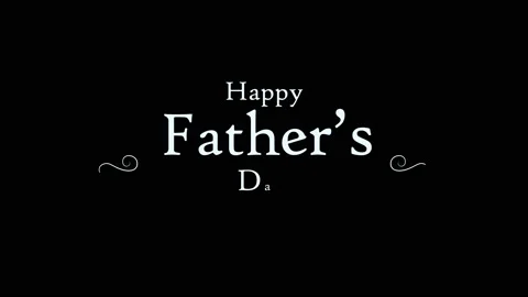 Father's Day Short Template Work - 2 Stock Footage 195490900
