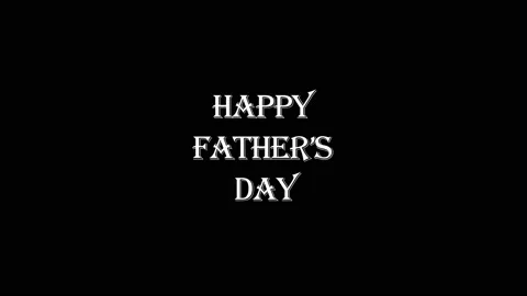 Father's Day Short Template Work - 4 Stock Footage 195512260