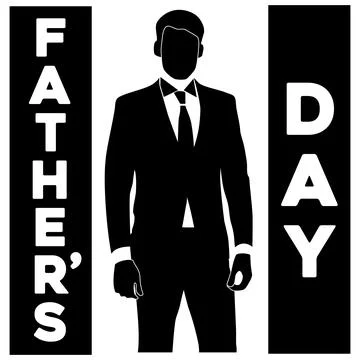 Father's day themed image Stock Illustration