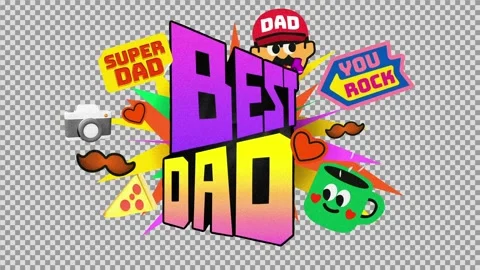 Fathers Day Titles Stock After Effects