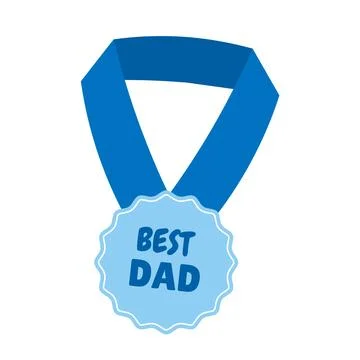 Fathers Day Vector Element Stock Illustration