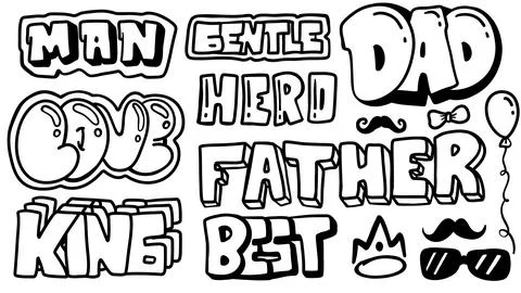 Fathers Stockillustratie