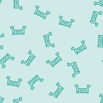 Fatigue analysis mechanical engineer line vector seamless pattern Stock Illustration