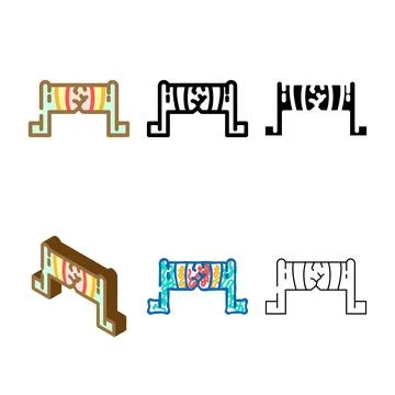 Fatigue analysis mechanical looks engineer color icon vector Stock Illustration