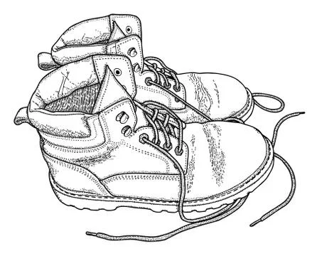 Fatigue boots Stock Illustration