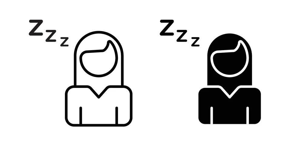 Fatigue icon design. Simple Vector illustrations.. Stock Illustration