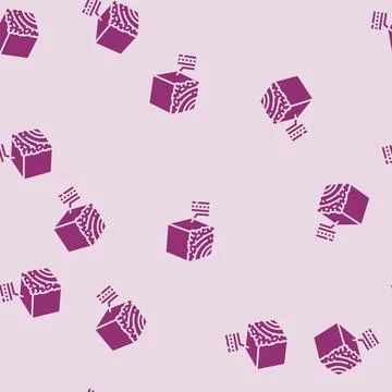 Fatigue material failure materials engineering glyph seamless pattern Illustrazione stock