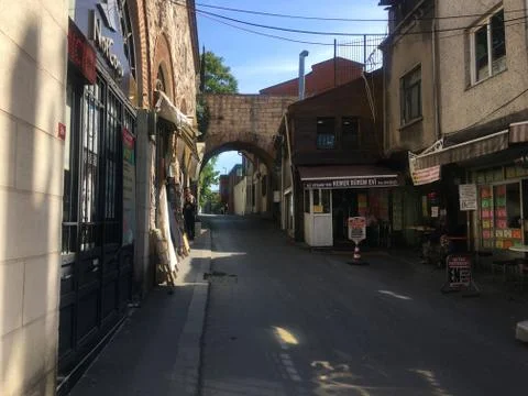 Fatih streets. Foto stock