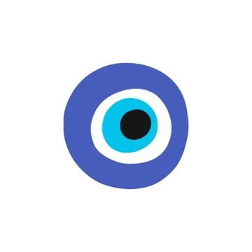 Fatima eye doodle icon, vector illustration Stock Illustration