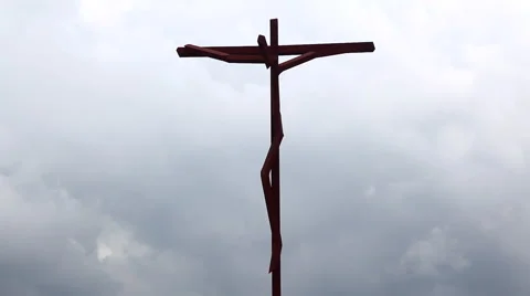 Fatima Sanctuary Portugal. Jesus statue timelapse. Stock Footage 56857504