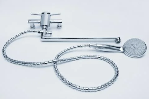 Faucet and shower Foto stock