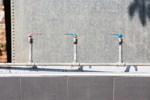 Faucet is commonly used Stock Photos