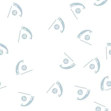 Faucet contactless glyph seamless pattern Stock Illustration