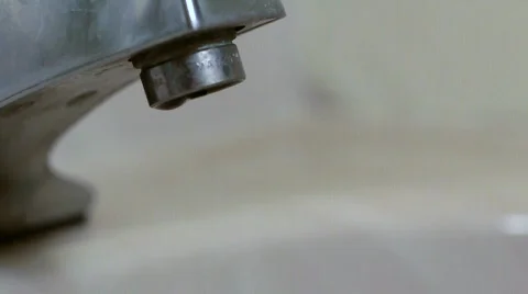 Faucet drip 04 Stock Footage 706165