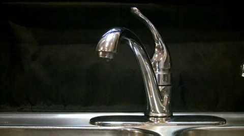 Faucet dripping Stock Footage 760580