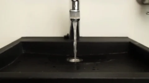 Faucet with flowing water Stock Footage 109127476