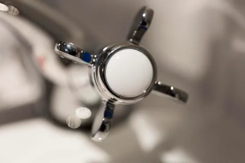 Faucet Handle Close up Stock Photos