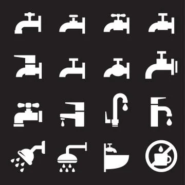 Faucet icon Stock Illustration
