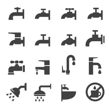 Faucet icon Stock Illustration