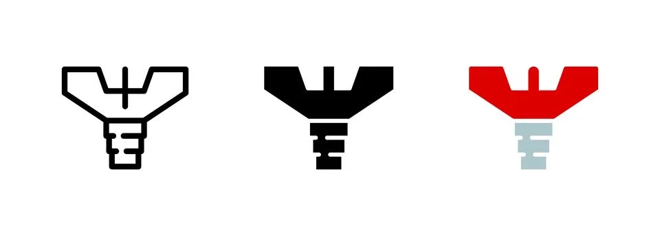 Faucet icon. Valve vector illustration. Screw symbol. Handle tap sign. Twis.. Illustration