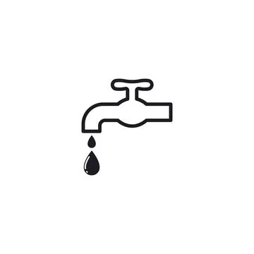 Faucet  icon vector design Stock Illustration