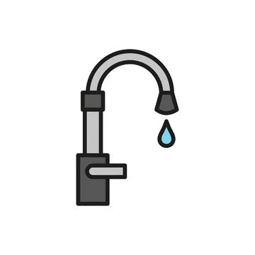 Faucet icon vector design templates simple and modern Stock Illustration