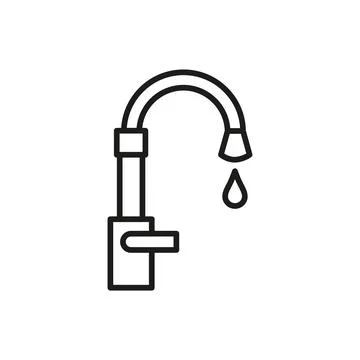 Faucet icon vector design templates simple and modern Stock Illustration