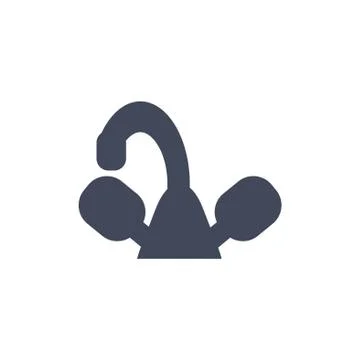 Faucet Icon Vector flat design style Stock Illustration