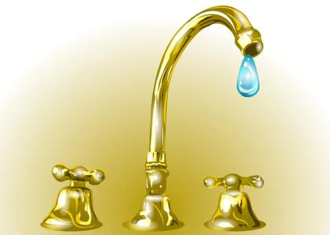 Faucet Stock Illustration