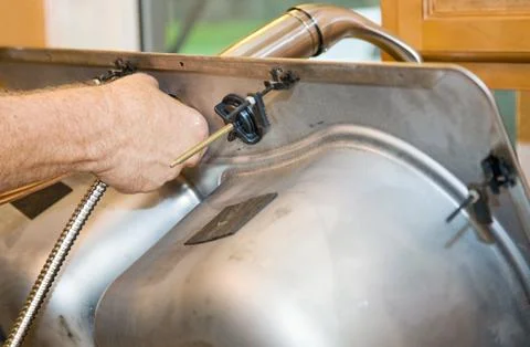 Faucet Installation Stock Photos