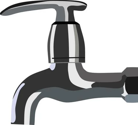 Faucet Object Device Stock Illustration