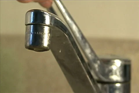 Faucet Slow Motion Stock Footage 140620