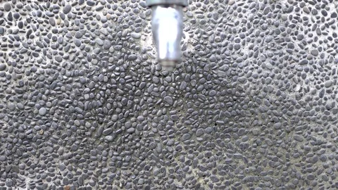 Faucet with water, close up. Stock Footage 100670557