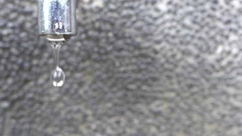 Faucet with water, close up. Stock Footage 100670952